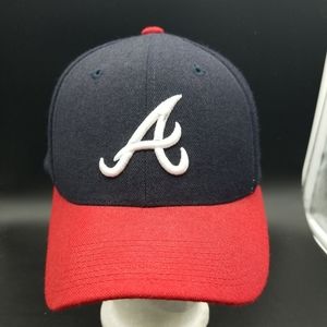 Atlanta Braves Vintage Team Nike 100% Wool Baseball Hat Embroidered Logo Cap MLB